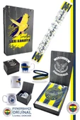 Fenerbahçe Orijinal Lisanslı Kalpleri Fetheden Renkler FB Şal Atkı Kupa ve Bileklik Set Kutulu thumbnail 1