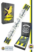 Fenerbahçe Orijinal Lisanslı Kalpleri Fetheden Renkler Fenerbahçe Şal Atkı Kanarya Baskılı Kutulu - 1