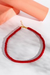 Fimo Boncuk Kolye, Choker Kolye - 2