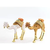 Swarovski Taşlı Tekli Deve Figürü Model 3 - 1