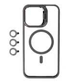 IP 13 Pro - Kılıf Kamera Lens Korumalı Standlı Lensli Kapak - 4