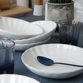 Keramika Beyaz Sirius Yemek  Tabağı 20 Cm 6 Adet 004 thumbnail 2