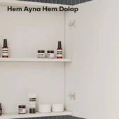 Creavit D20 Aynalı Dolap Beyaz - 2