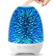 Mobitell Renkli Dokunmatik Gece Lambası ve Bluetooth Hoparlör - 1