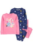 Carters Küçük Kız Çocuk Pijama Set 4'lü Paket 2R492910R - 1