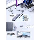 UGREEN 5IN1 USB-C 100W PD 4K HDMI HUB ÇOKLAYICI GRİ 15596 - 2