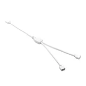 2 yollu beyaz RGB LED şerit Splitter bağlantı kablosu DC 5V-12V Y şekli uzatma kablosu çoklayacı çoğaltıcı konnektör - 1