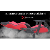 XPrime One Oyuncu Koltuğu Kırmızı 7555K - 3