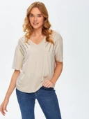 Faik Sönmez Kadın T-Shirt U68623 - 4