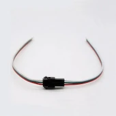 2 adet 3 Pin JST SM 10cm Kablo Erkek Dişi Çifti Bağlantı Soketi LED Konnektör Şerit LED RGB - 4