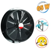 Havalandırma Aspiratörü Fanı 65 W Monofaze Kirli Hava Kötü Koku Tahliye Metal Fan 250 mm Vantilatör thumbnail 1
