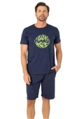 Pierre Cardin 6074 Erkek Kısa Kollu Şortlu Pijama Takım - 2