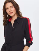 Faik Sönmez Minimalist Midi Gömlek Elbise - Günlük Şıklık - 2