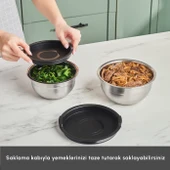 Karaca Aşiyan Katlanabilir Kulplu 10 Parça Çelik Tencere Seti thumbnail 7
