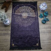 Çeyizlik Seccade Feyruz Siyah 65x115 cm - 320 gr - 1