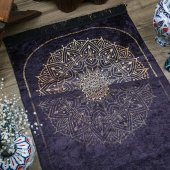 Çeyizlik Seccade Feyruz Siyah 65x115 cm - 320 gr - 2