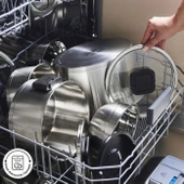 Karaca Aşiyan Katlanabilir Kulplu 10 Parça Çelik Tencere Seti thumbnail 8