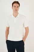 Erkek Slim Fit Serin Tutan Polo Yaka Düğmeli T-shirt -D7087 - 3