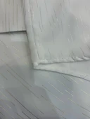 Saten Gri Simli Oversıze Uzun Kollu Düğmeli Gömlek - 7
