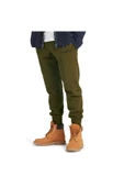 Timberland  Small Logo Print Regular Erkek Haki Eşofman Altı - 2