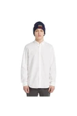 Timberland  Ls Oxford Roc Shirt (REGULAR) - White Yd - 3