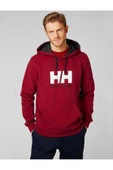 Helly Hansen Erkek Bordo Logo Baskılı Sweatshirt - 2