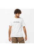 Salomon  Lc2245 Sal Logo Perf Ss Tee Tişört Erkek T-shirt Beyaz - 1