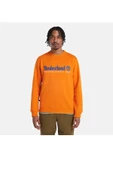 Timberland Logo İşlemeli Erkek Turuncu Sweatshirt - 5