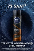 NIVEA MEN Erkek Sprey Deodorant Deep Dimension Espresso 150ml, 72 Saat Anti-perspirant Ter Koruması - 2