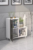 2 Kapaklı L Çok Amaçlı Banyo Dolabı Antrasit - 3