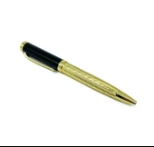 Premium Metal Roller Tükenmez Jumbo Kalem - Gold/Siyah - 1