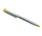 Premium Metal Roller Tükenmez Kalem - Gold/Chrome - 2