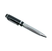 Premium Metal Roller Gümüş Renk Tükenmez Kalem - Siyah Kapak - 2