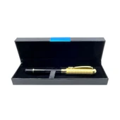 Premium Metal Roller Siyah Tükenmez Kalem - Altın Rengi Kapak thumbnail 4
