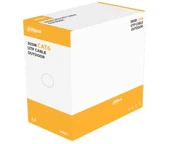 Dahua DH-PFM920-6UN 305 Metre Outdoor Dış Mekan UTP 23AWG CAT6 Oksijensiz bakır Cat6 Kablo Siyah - 1