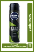 NIVEA MEN Erkek Sprey Deodorant Deep Dimension Amazonia 150ml, 72 Saat Anti-perspirant Ter Koruması thumbnail 1