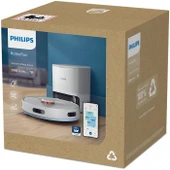 Philips HomeRun 2000 Serisi XU2100/20 Beyaz Çöp İstasyonlu Akıllı Robot Süpürge - 2