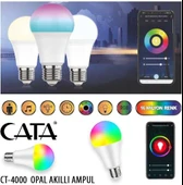 Cata CT-4000 9 W E27 RGB Akıllı LED Ampul - 2