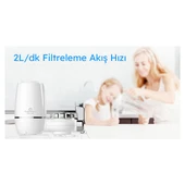 Greentech Water Aktive Edilmiş Karbon Filtreli Musluk Ucu Arıtıcı / 3 Adet Karbon Filtreli Kartuş / GW-D03P2 - 7