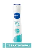 NIVEA Kadın Sprey Deodorant Dry Fresh 150ml, 72 Saat Anti-perspirant Koruma, Ekstra Kuruluk - 1