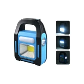 CATA CT-9955 Hazar güneş enerjili LED El Fener şarjlı USB ışıklı lamba - 1