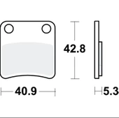 TRW MCB832P HONDA DCT EL FRENİ BALATASI thumbnail 1