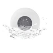 Su Geçirmez Mini Bluetooth Duş Hoparlörü (Beyaz) - 1