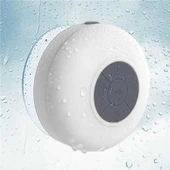 Su Geçirmez Mini Bluetooth Duş Hoparlörü (Beyaz) - 4