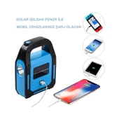 CATA CT-9955 Hazar güneş enerjili LED El Fener şarjlı USB ışıklı lamba - 3