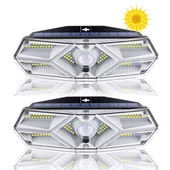 Greentech Güneş Enerjili Hareket Sensörlü, 6 Taraflı 104 Led Aydınlatma / GT-SL13-2 Adet - 1