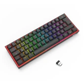 Redragon K616 Fizz PRO RGB Red Switch 2.4GHz Kablosuz Türkçe Mekanik Oyuncu Klavyesi - 5