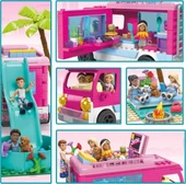 Barbie Çocuk Yapı Oyuncak Seti Rüya Kamp Macerası - 5