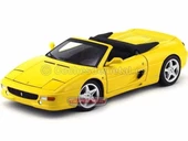 Hot Wheels Ferrari F355 Spider Convertible Sarı Elite Sürüm 1/18 Diecast Araba Modeli - 1