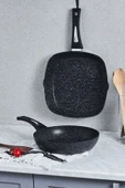 Karaca Defne Bio Granit Tava-grill Set Black - 4